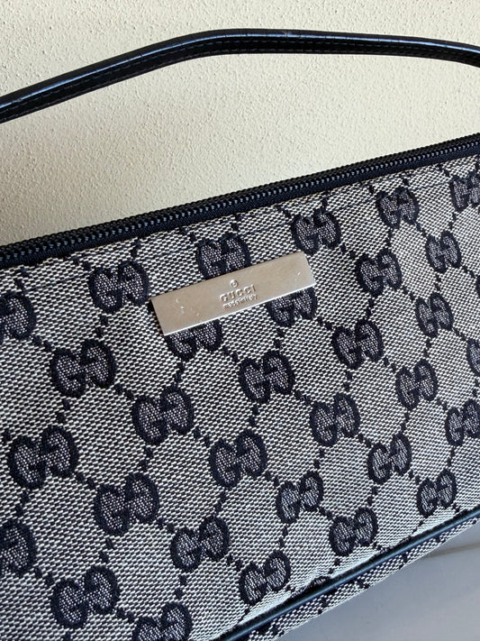 Gucci boat bag grey/black