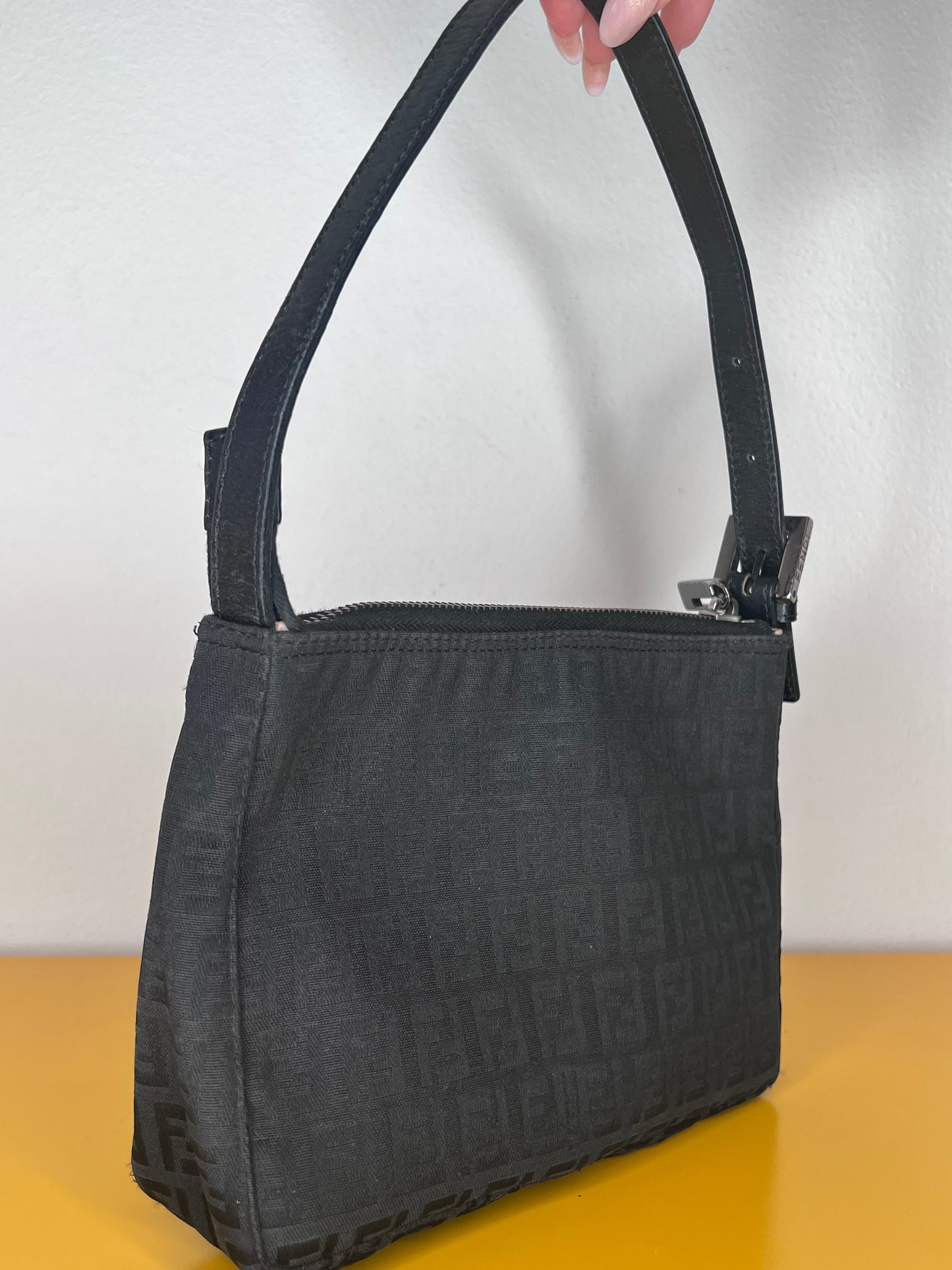 Fendi Mini Bag Zucchino Nera