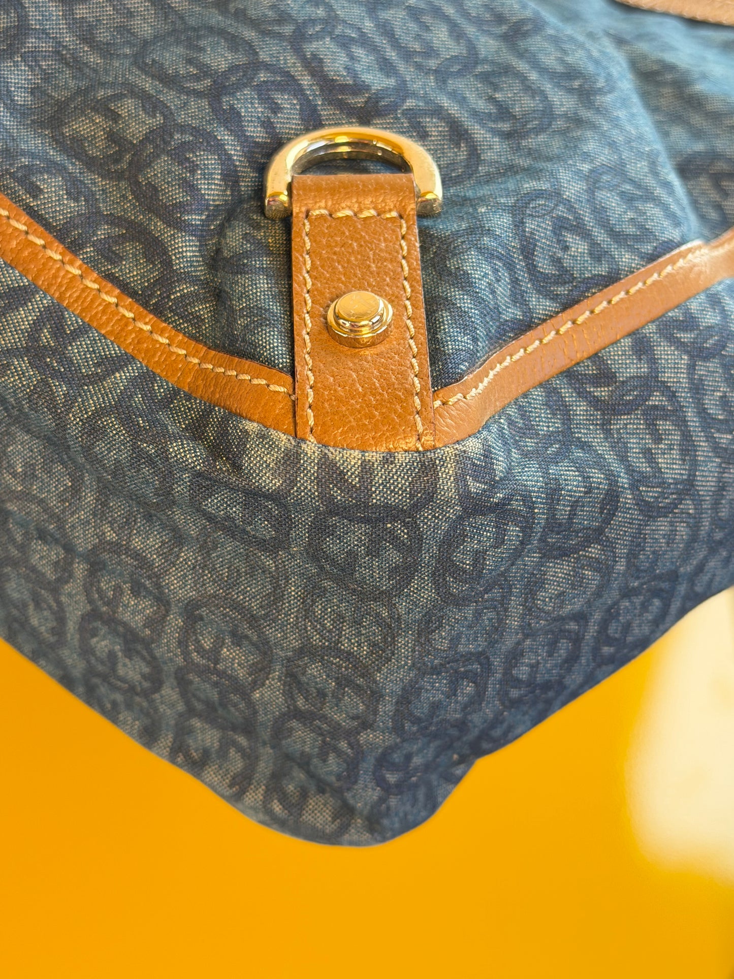 Gucci Abbey Tote Denim