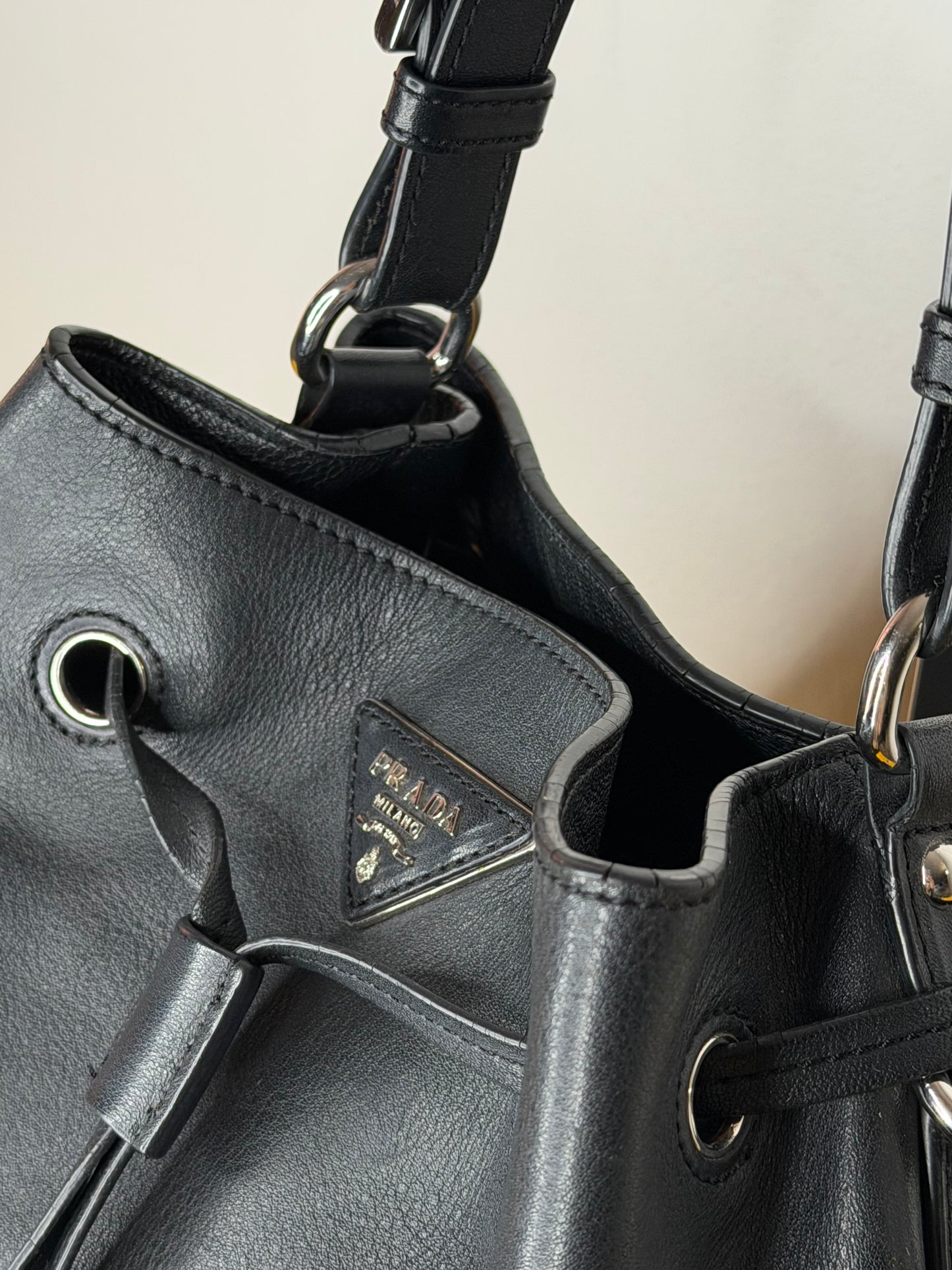 Prada Bucket soft leather