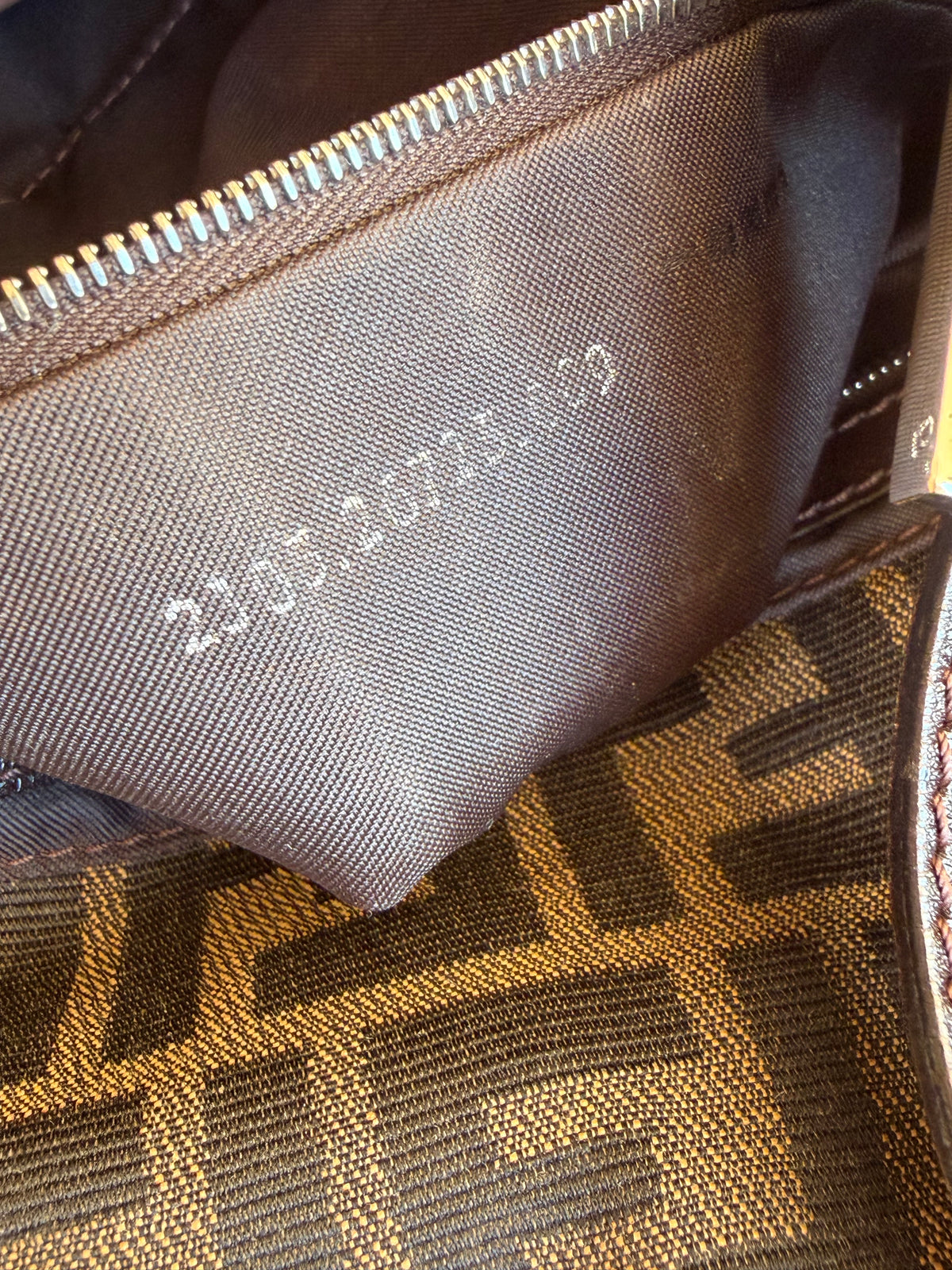 Fendi Baguette Double Flap Zucca