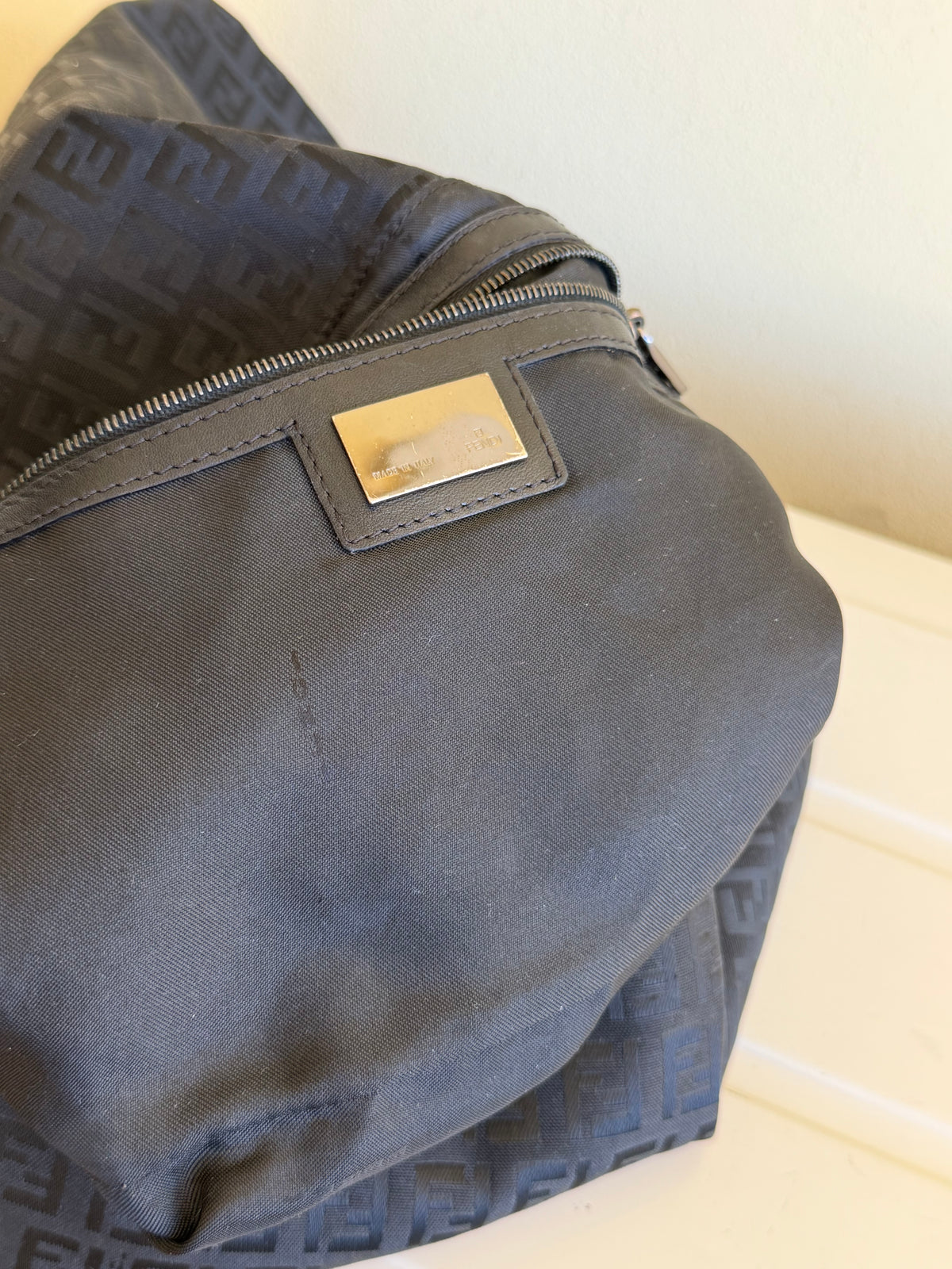 Fendi Mamma Baguette zucchino nera