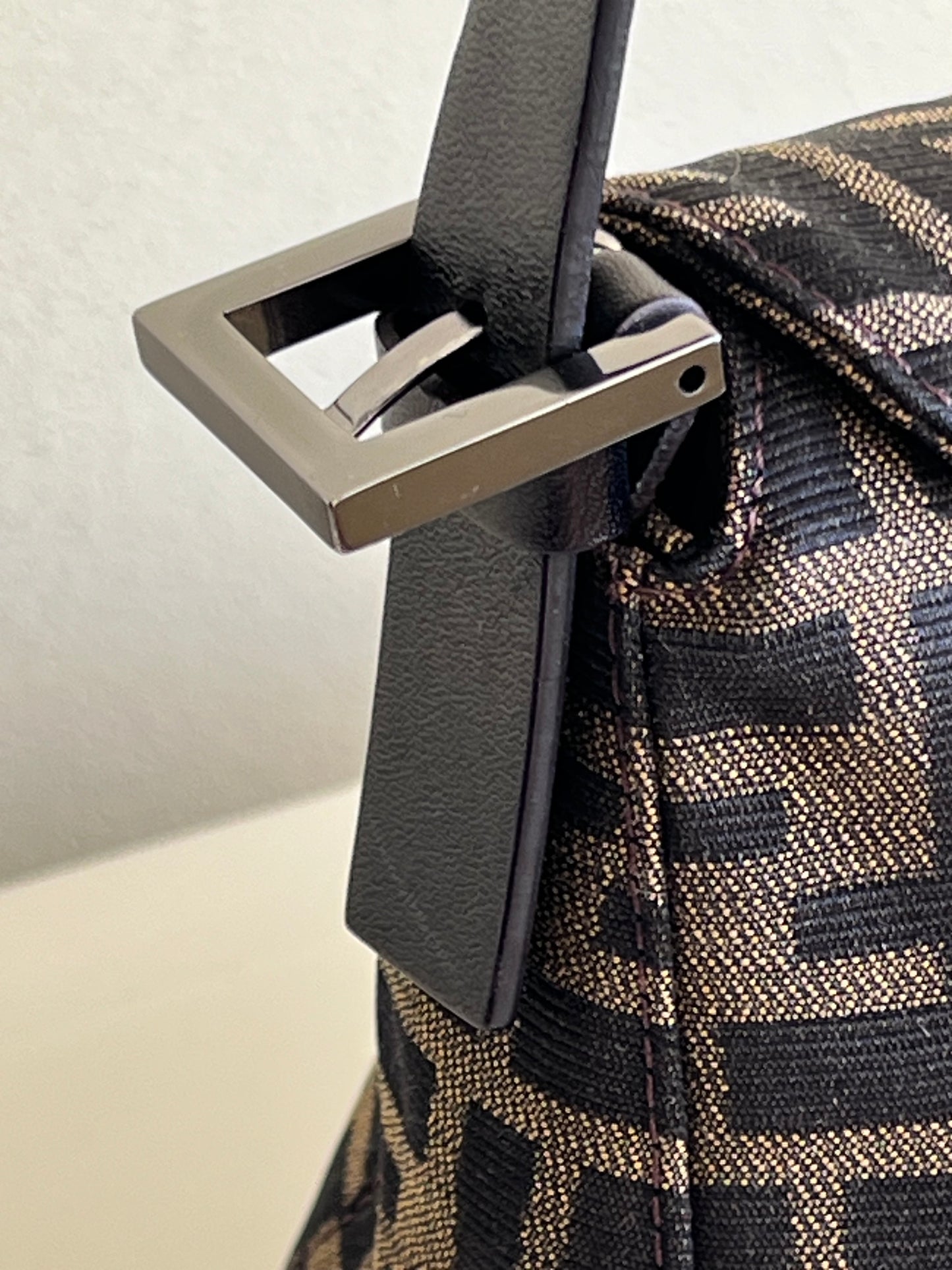 Fendi baguette Double Flap Zucca