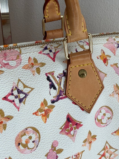 Louis Vuitton Speedy 35 Aquarelle