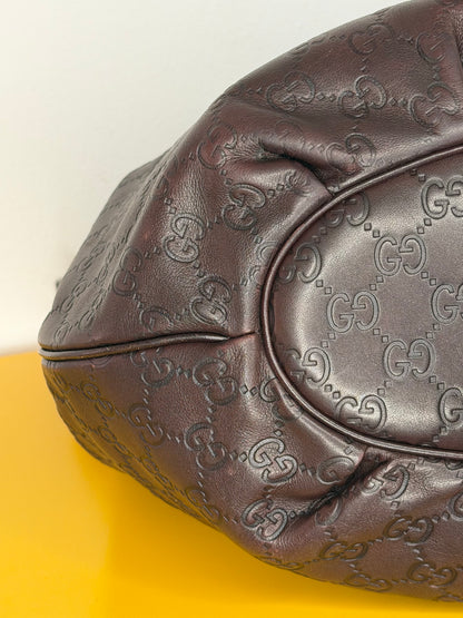 Gucci Hobo pelle marrone