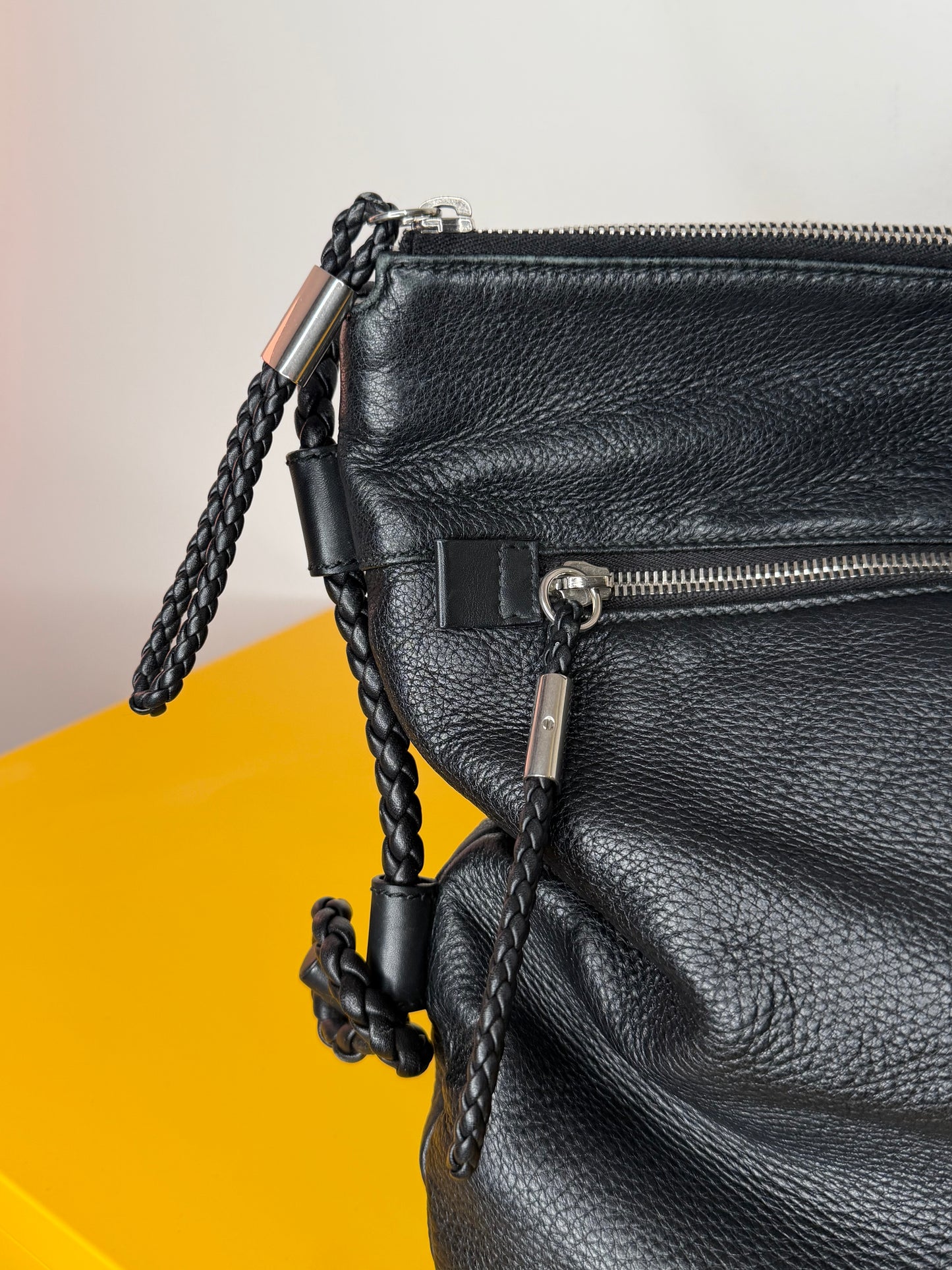 Gucci tracolla interlocking nera