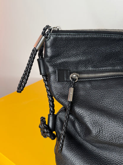 Gucci tracolla interlocking nera