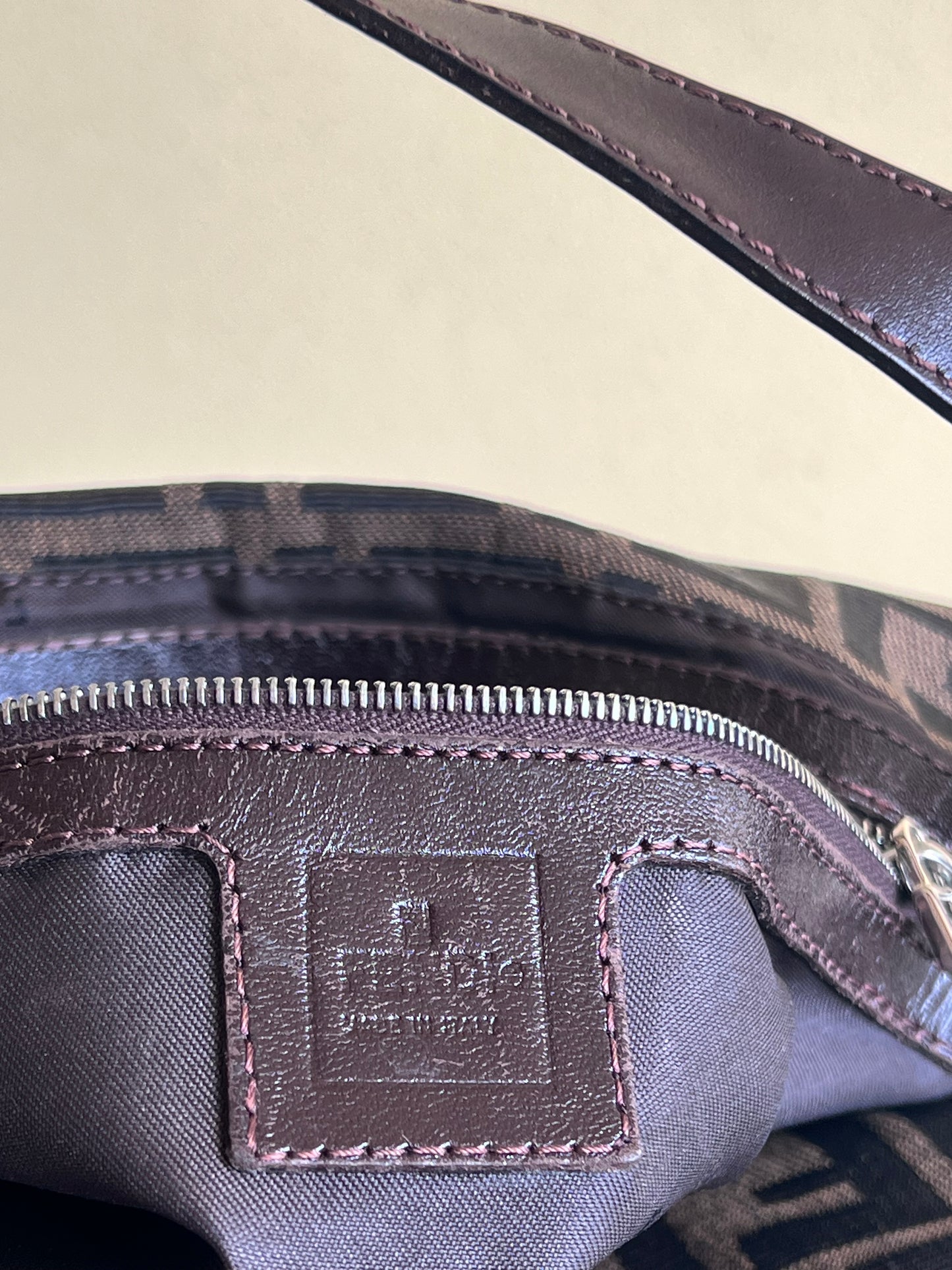 Fendi Mamma Zucca double Flap