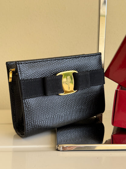 Salvatore Ferragamo portamonete nero