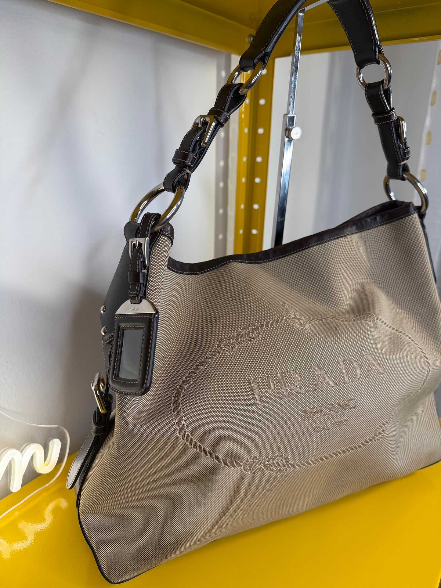 Prada logo Jaquard