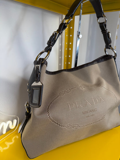 Prada logo Jaquard