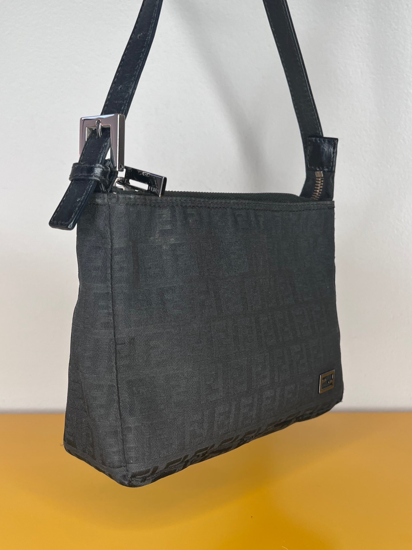 Fendi Mini Bag Zucchino Nera