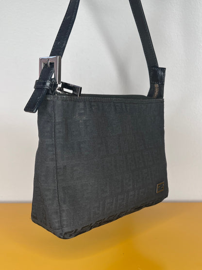 Fendi Mini Bag Zucchino Nera