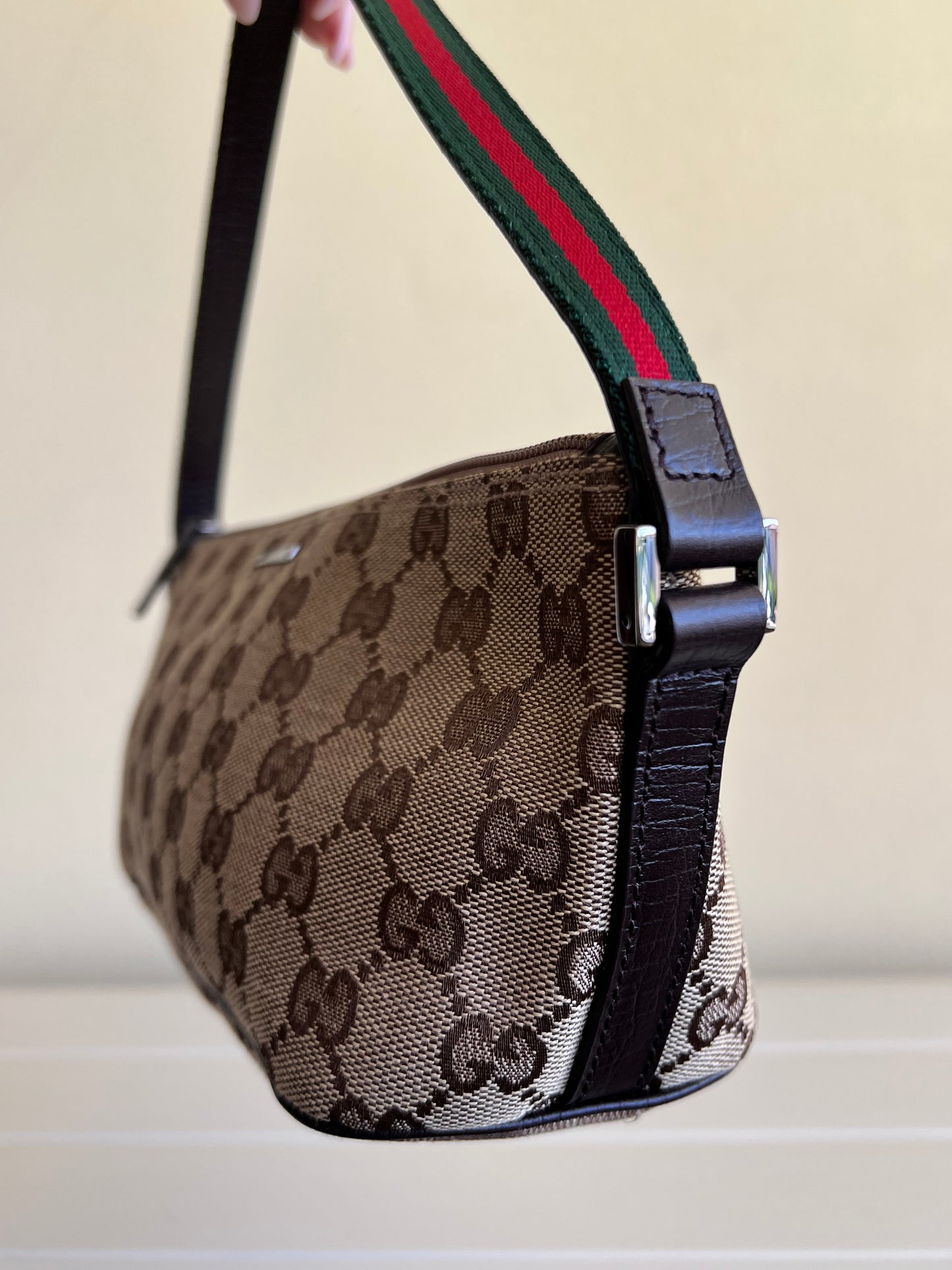 Gucci boat bag classic monogram
