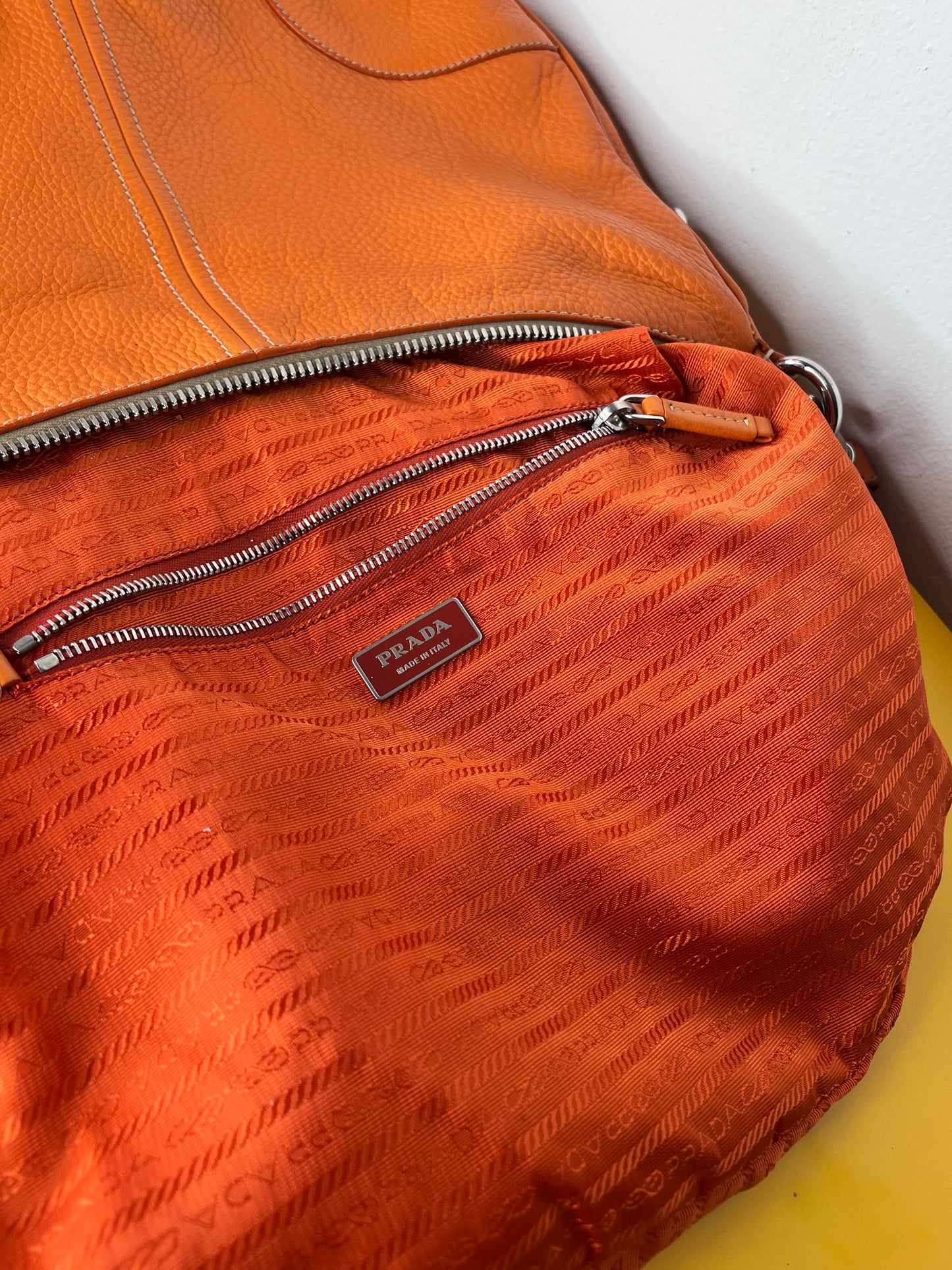 Prada Half Moon Orange