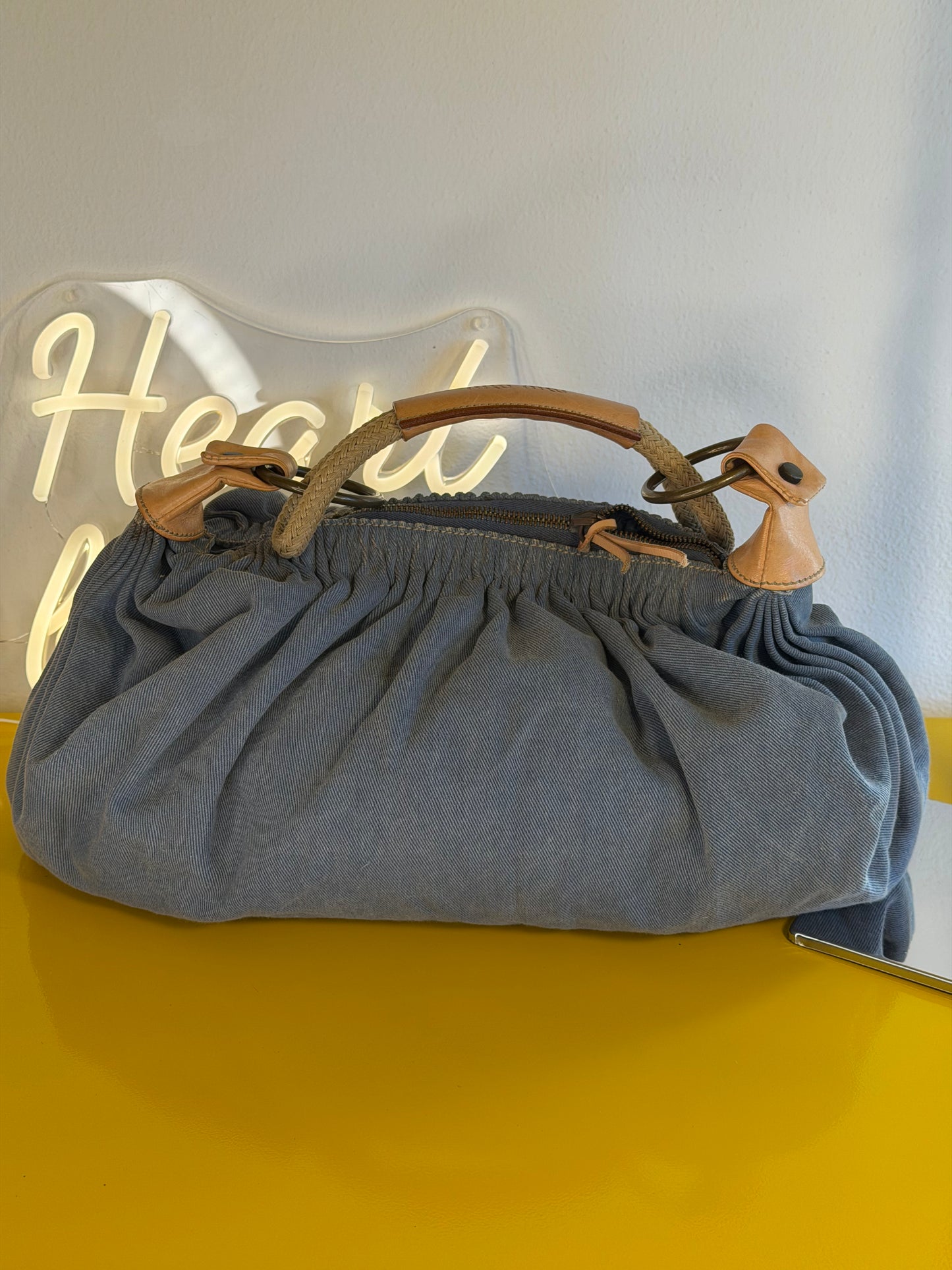 Miu Miu pouch denim