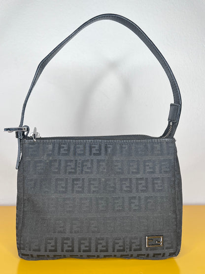 Fendi Mini Bag Zucchino Nera