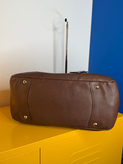 Prada tote chocolate