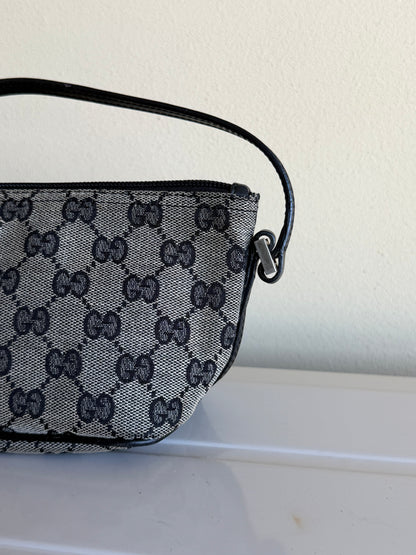 Gucci boat bag grey/black