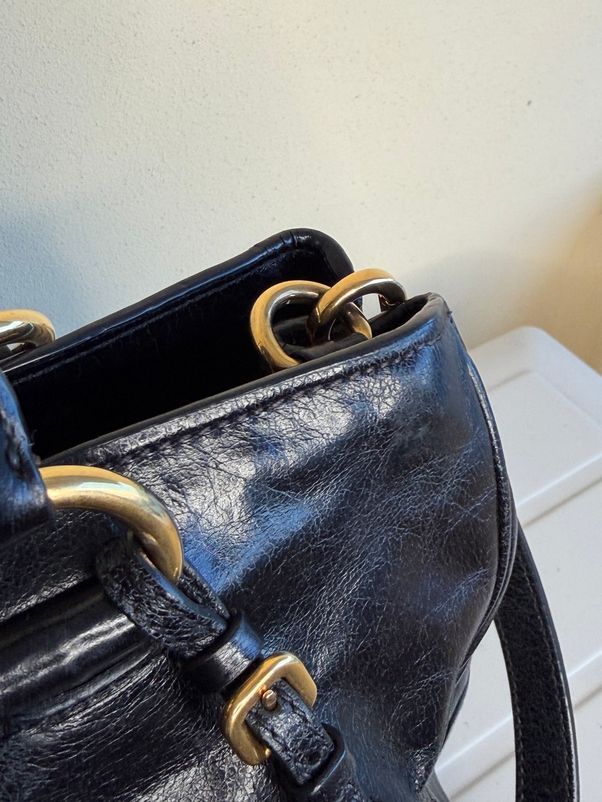 Miu Miu Shopping Vitello Shine