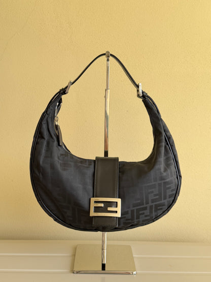 Fendi Croissant vintage nera
