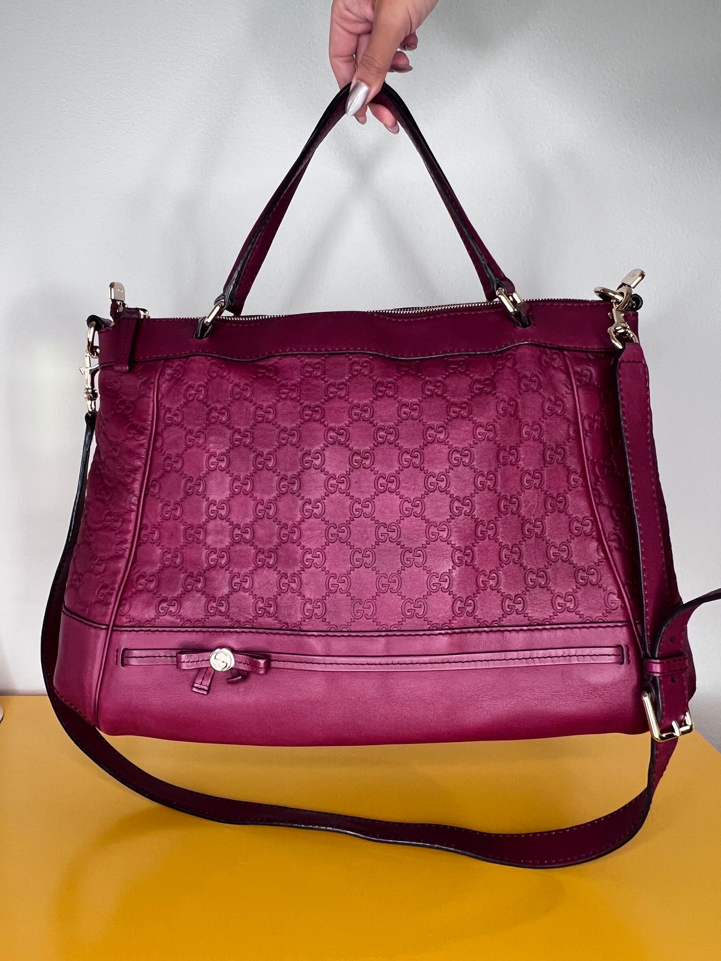 Gucci tote Bordeaux