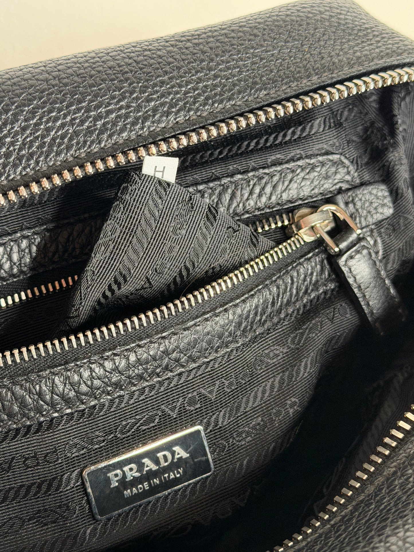 Prada bauletto logo Jaquard