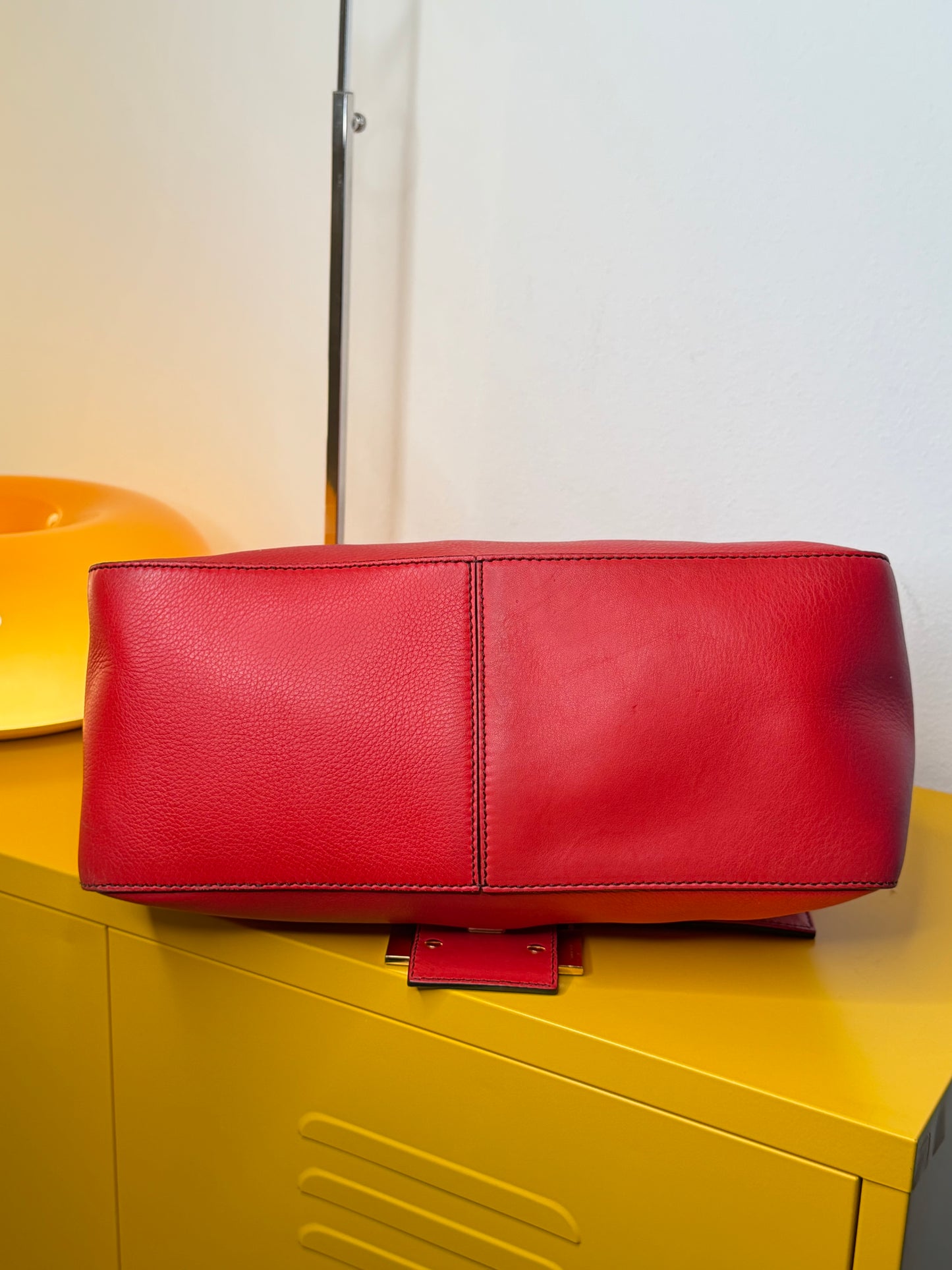 Fendi Mama Baguette rossa