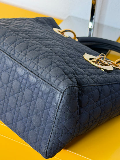 Lady Dior vintage blu notte