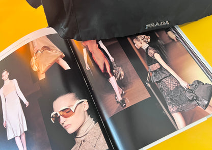 Borsa Prada tessuto volant