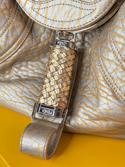 Fendi Spy Gold Silver