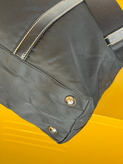 Prada tracolla tessuto/pelle