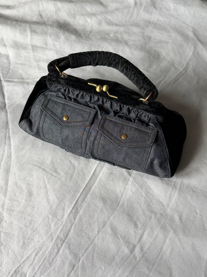 Miu Miu Mini Bag velvet/denim