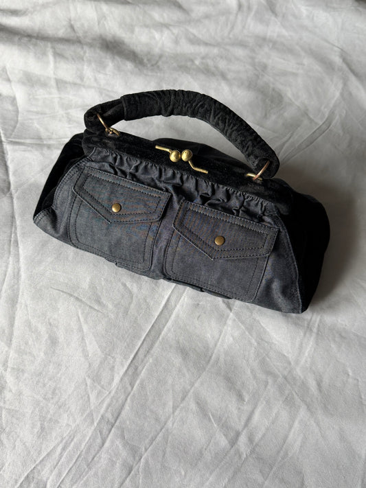 Miu Miu Mini Bag velvet/denim
