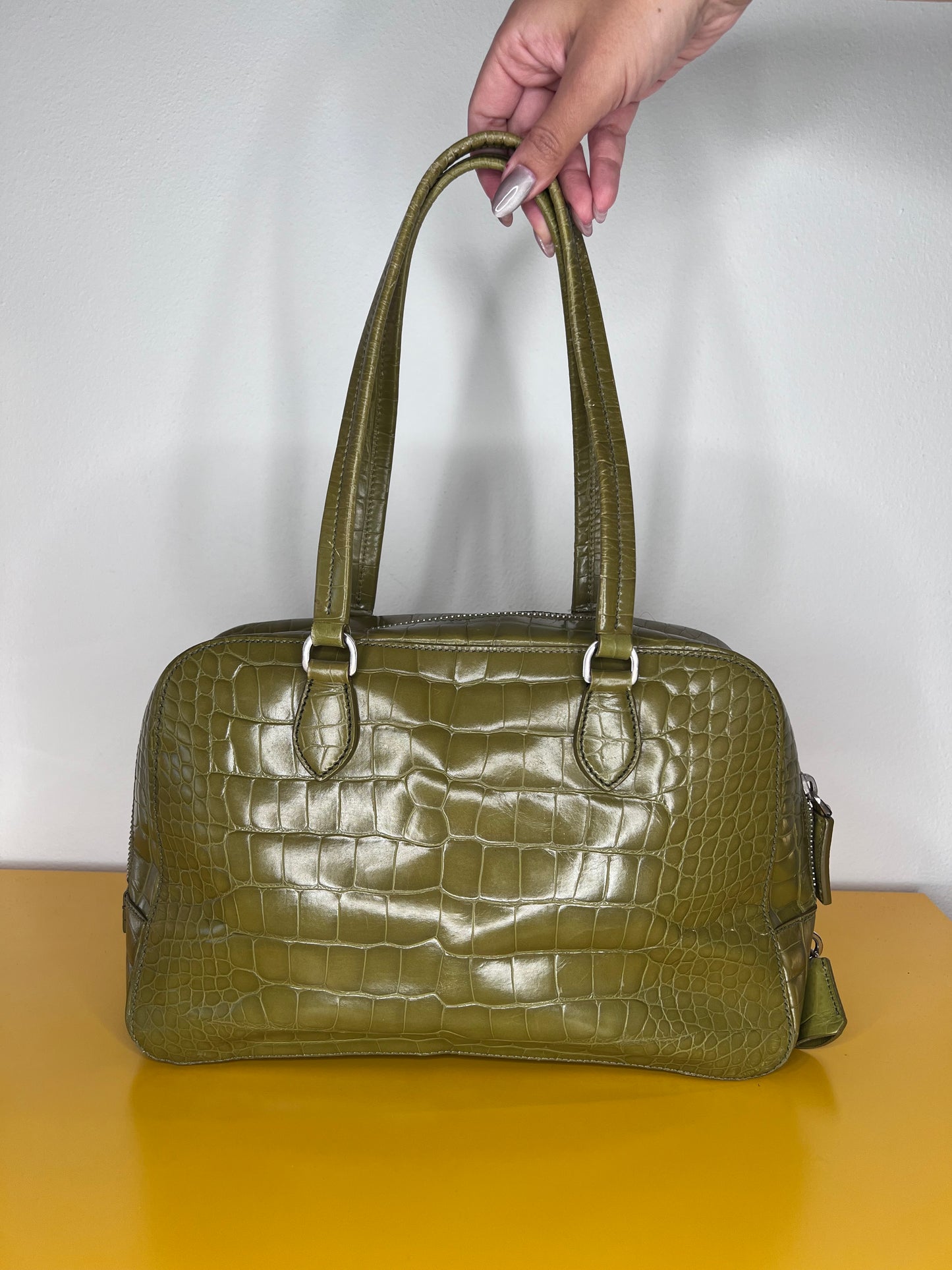 Bauletto Prada Verde