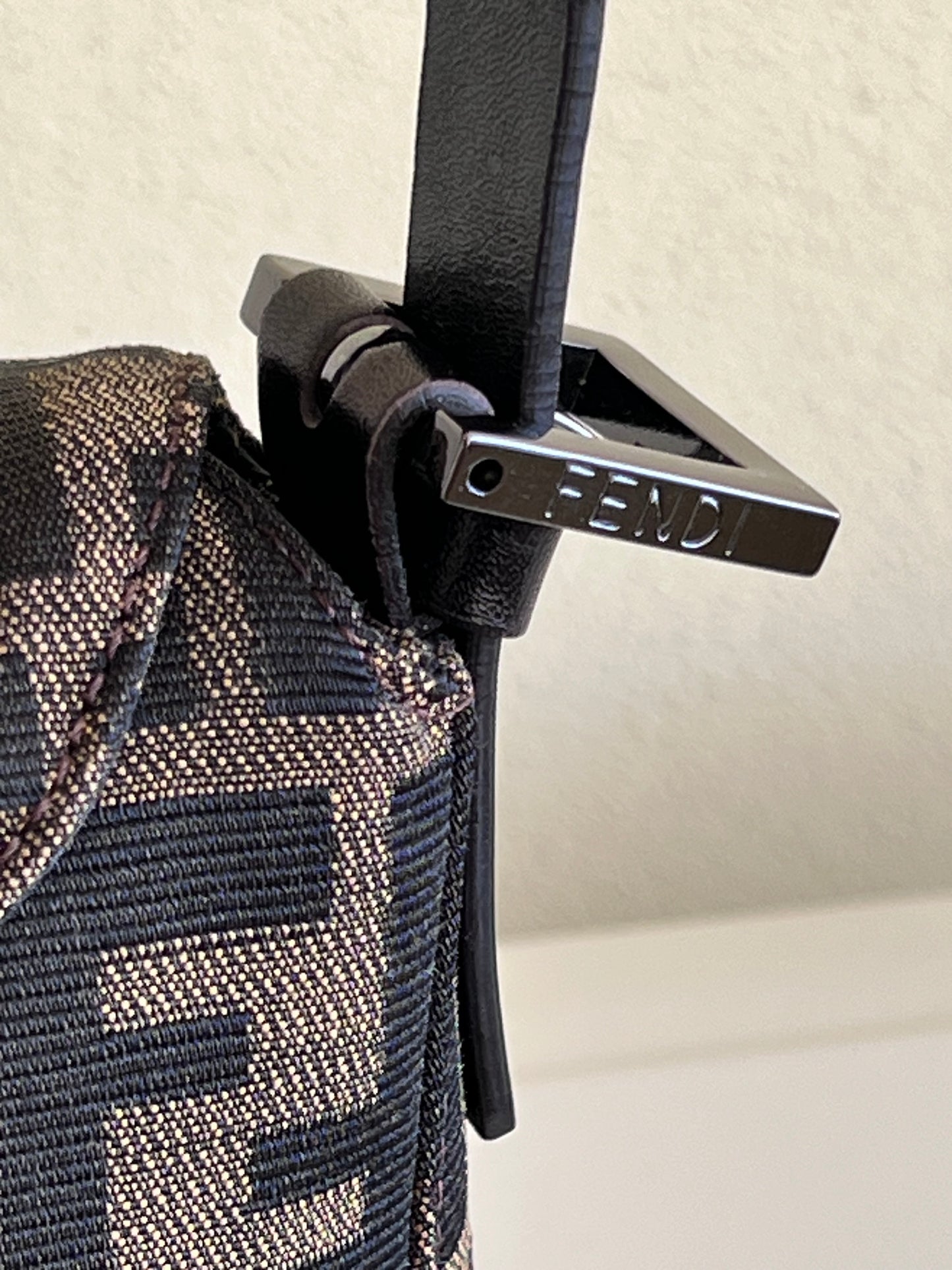 Fendi baguette Double Flap Zucca