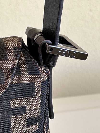 Fendi baguette Double Flap Zucca