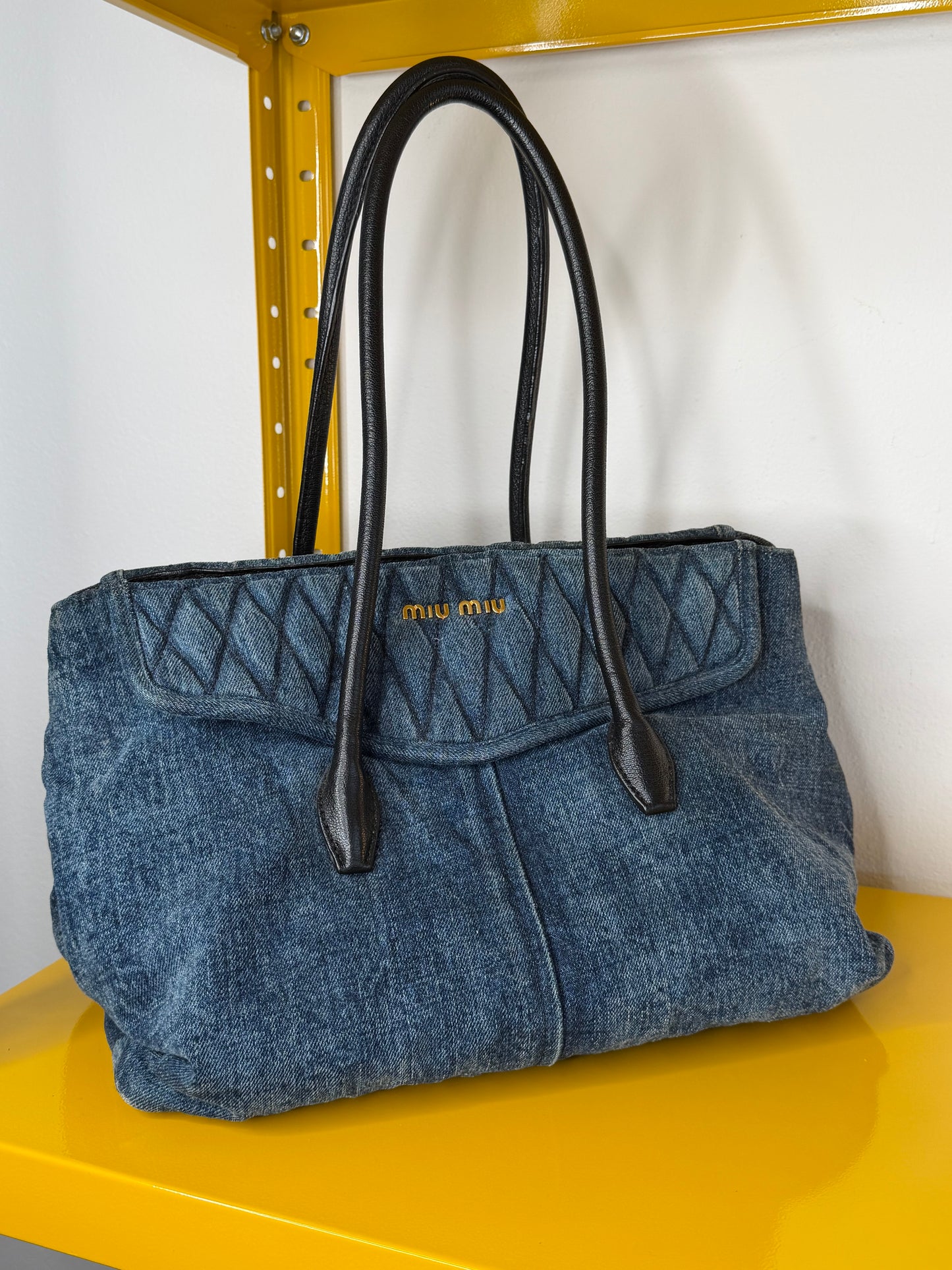 Miu Miu biker denim
