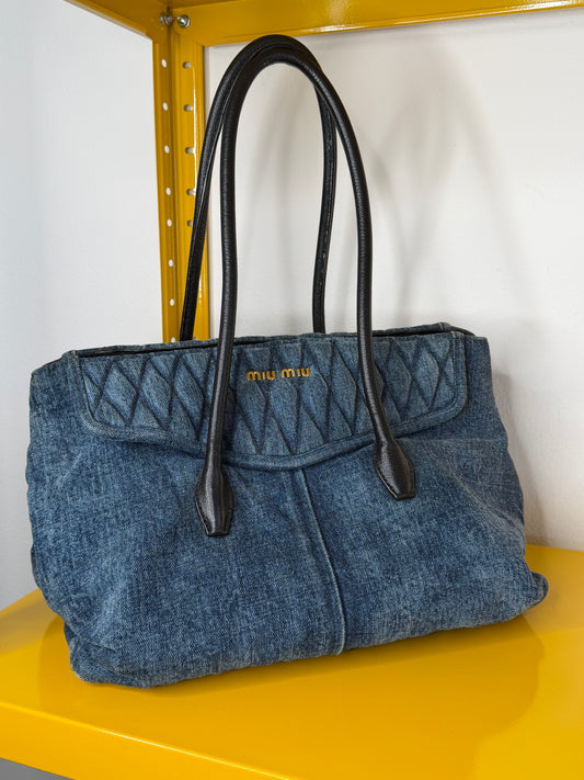 Miu Miu biker denim