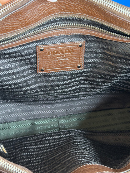 Prada tote chocolate