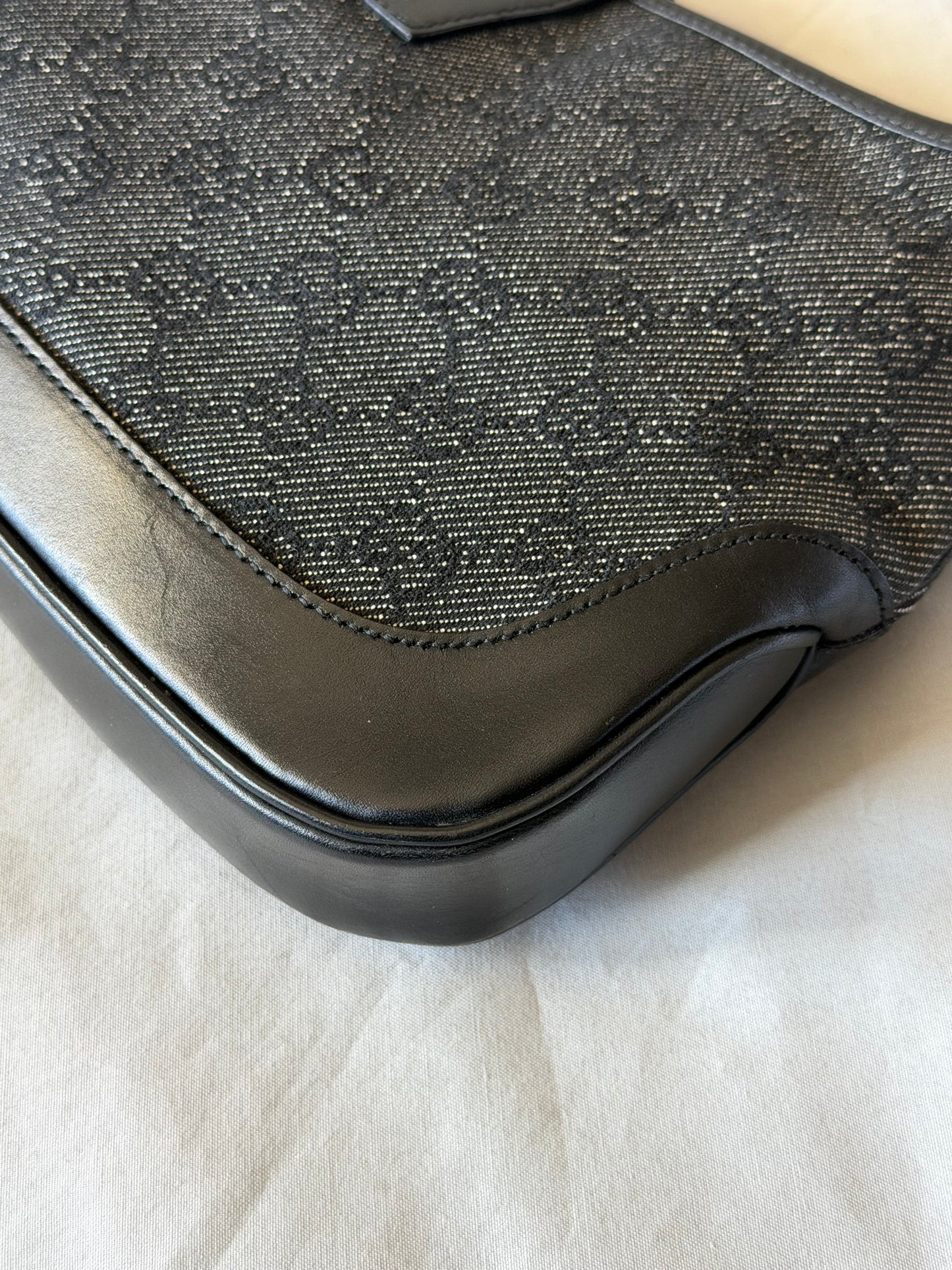 Gucci Jackie denim/pelle
