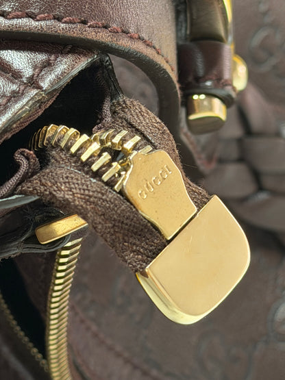 Gucci Hobo pelle marrone