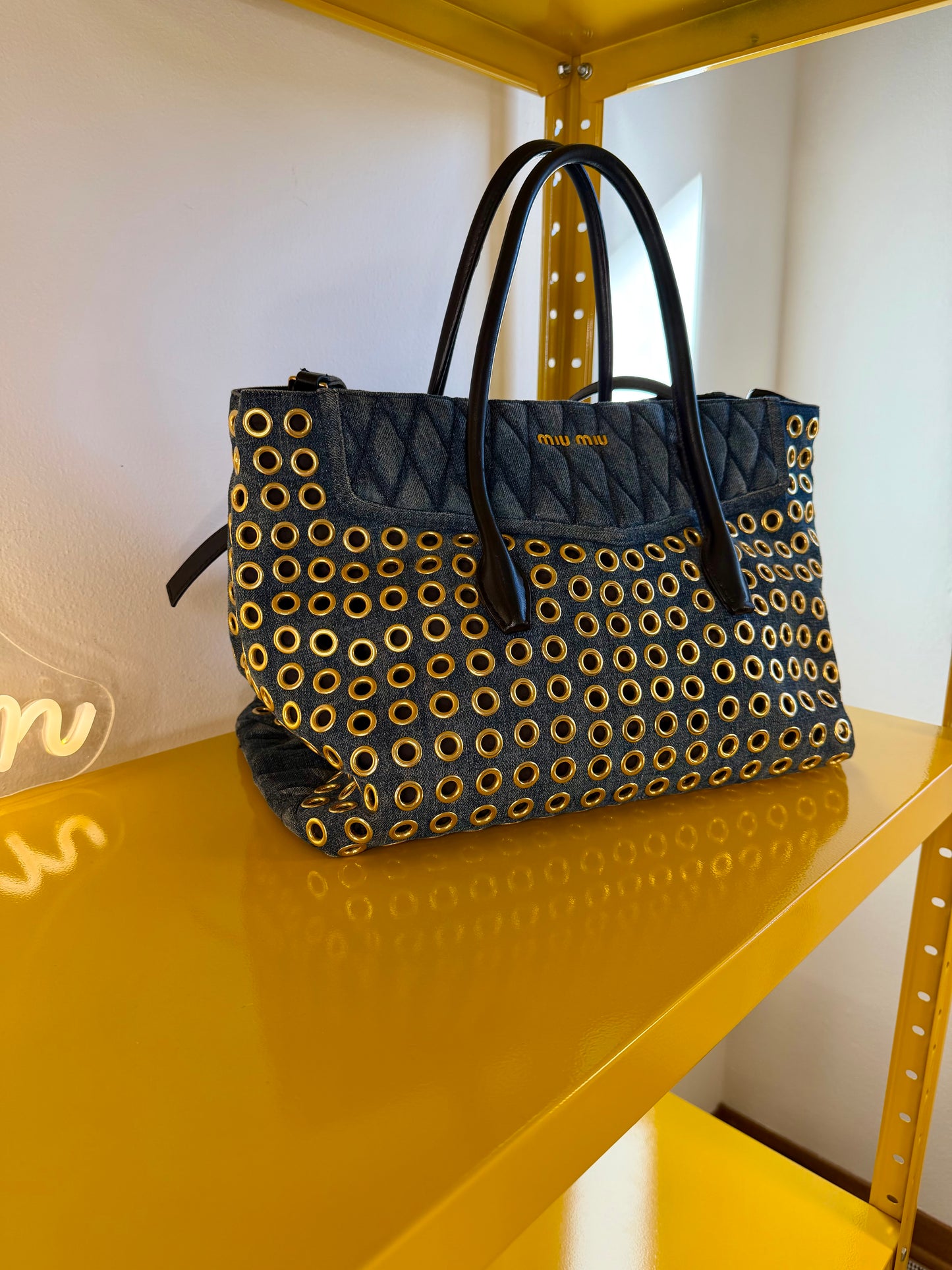 Miu Miu biker tote