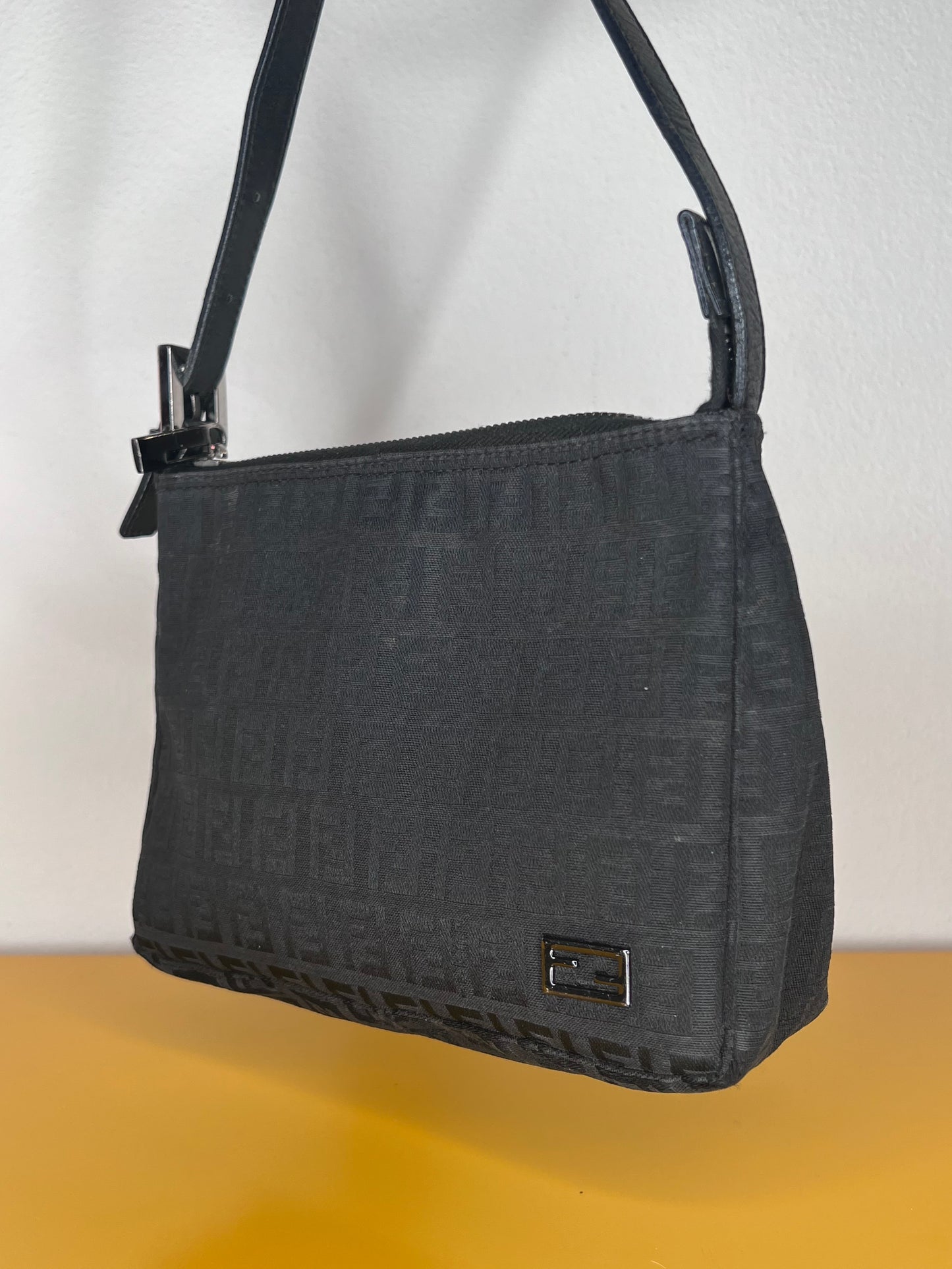 Fendi Mini Bag Zucchino Nera