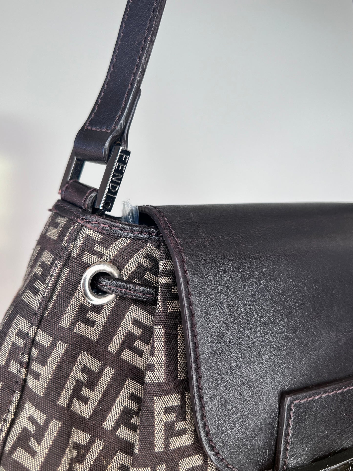 Fendi Mini Baguette Brown