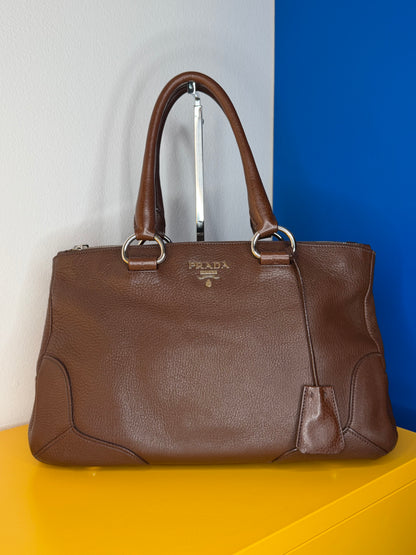Prada tote chocolate