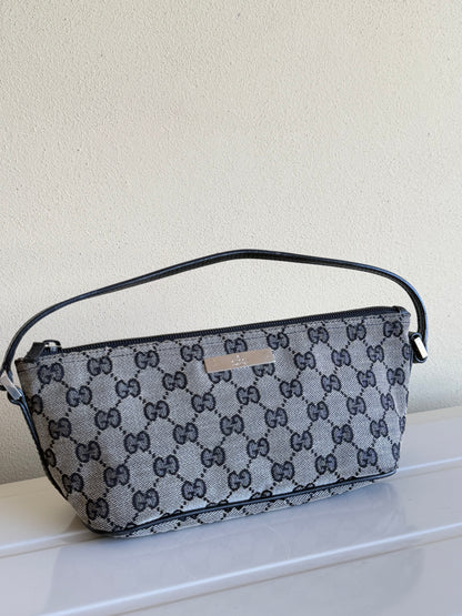 Gucci boat bag grey/black