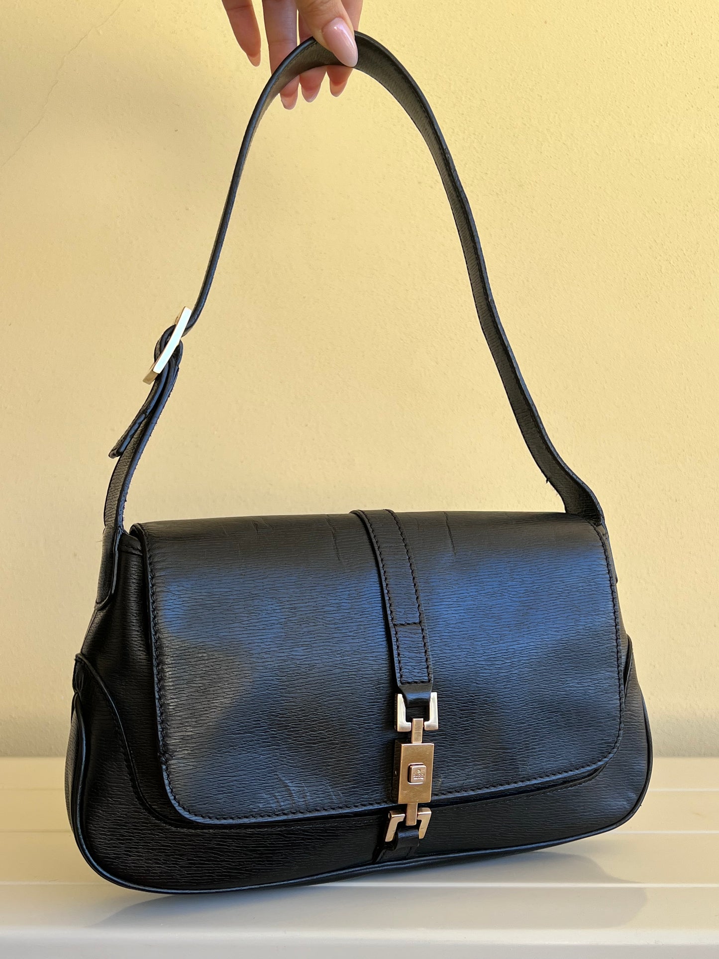 Gucci Mini Jackie pelle nera