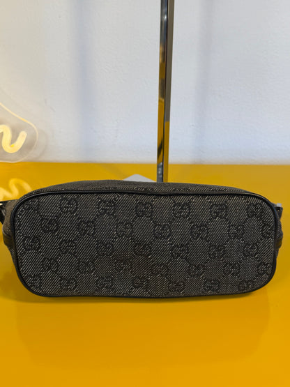 Gucci boat bag grey denim