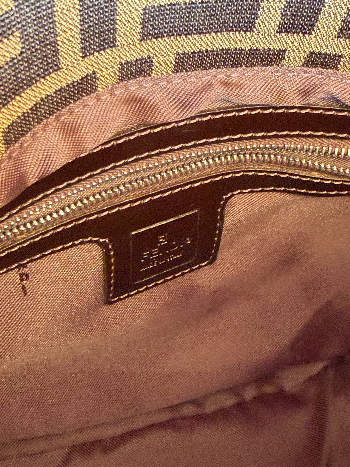 Fendi Mamma Baguette Zucca